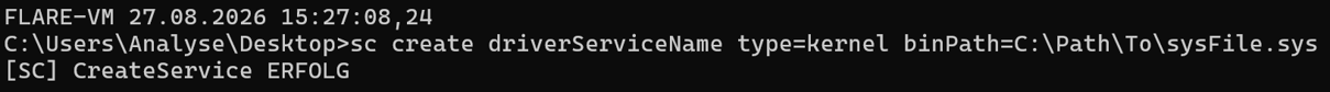 SC.exe Create Service
